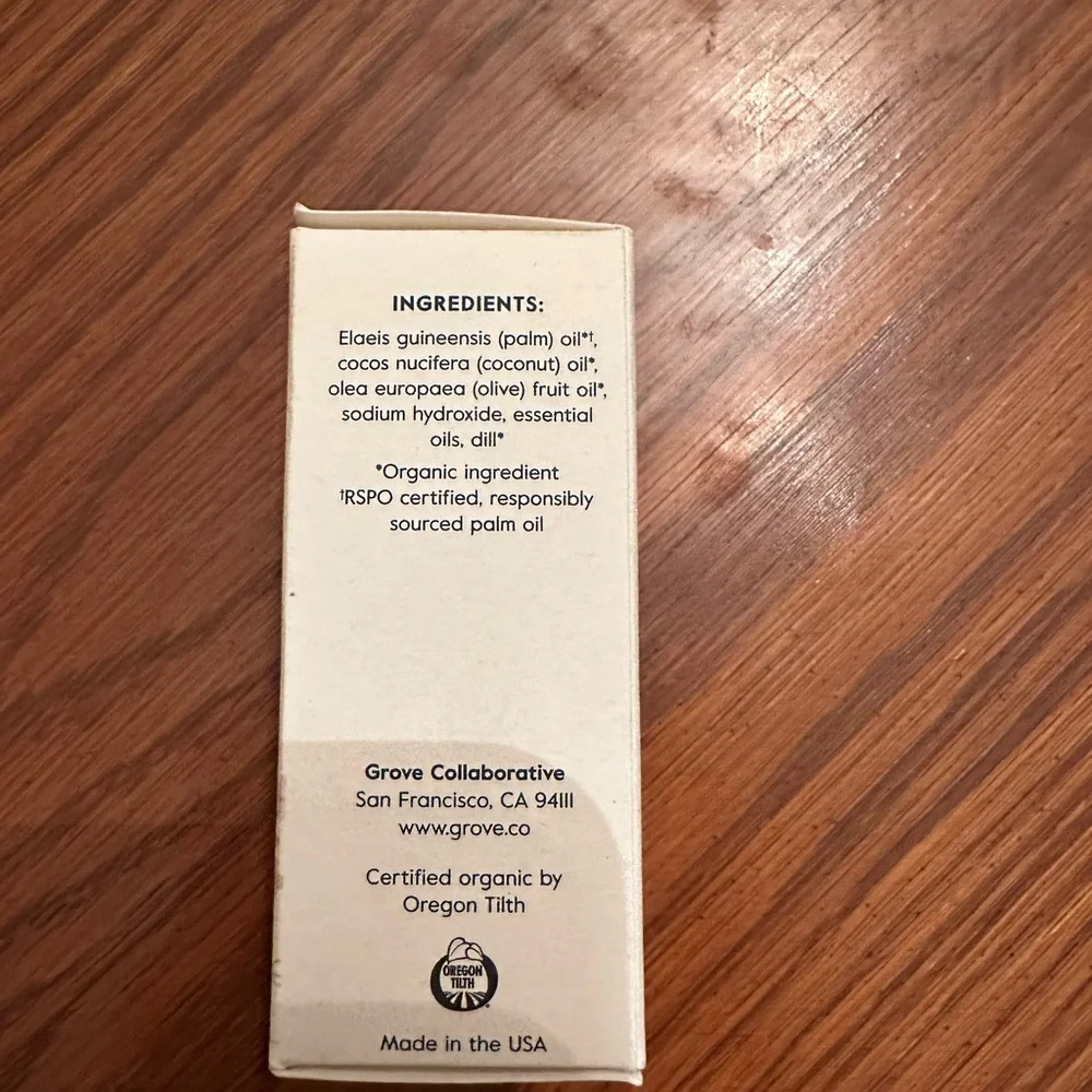 Grove Collaborative Handcrafted Soap Bar - Rosemary & Lavender